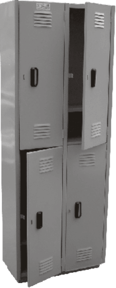 Locker de 2 compartimientos 1 cuerpo