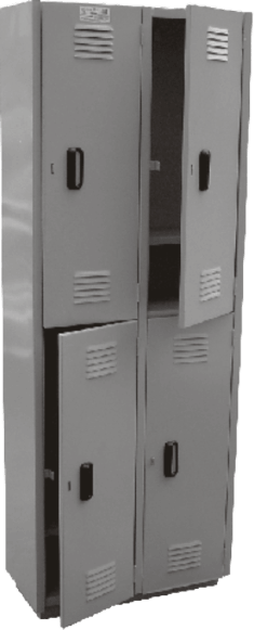 Locker de 2 compartimientos 1 cuerpo