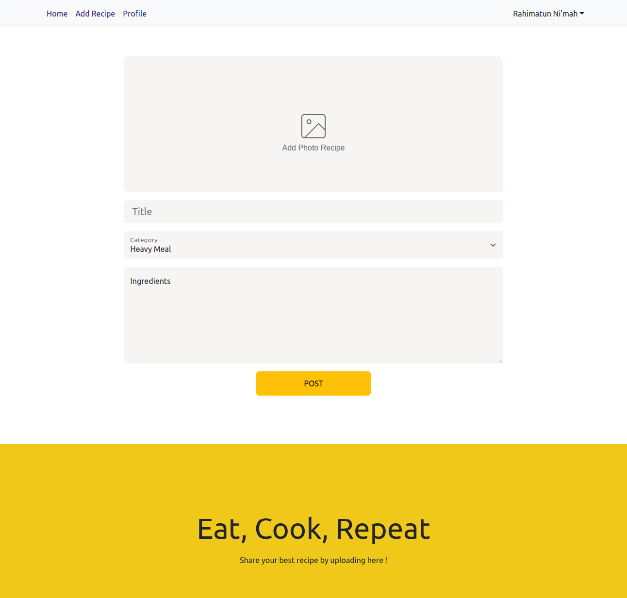 GitHub - rahimatunnimah/front-end-DELISH