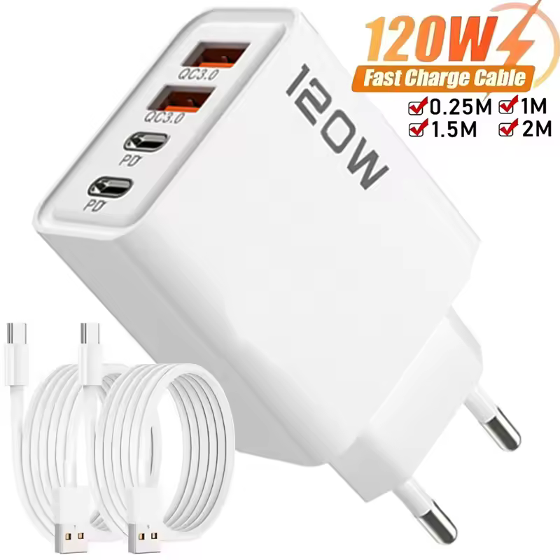 Cargador Carga Super Rápida 120W