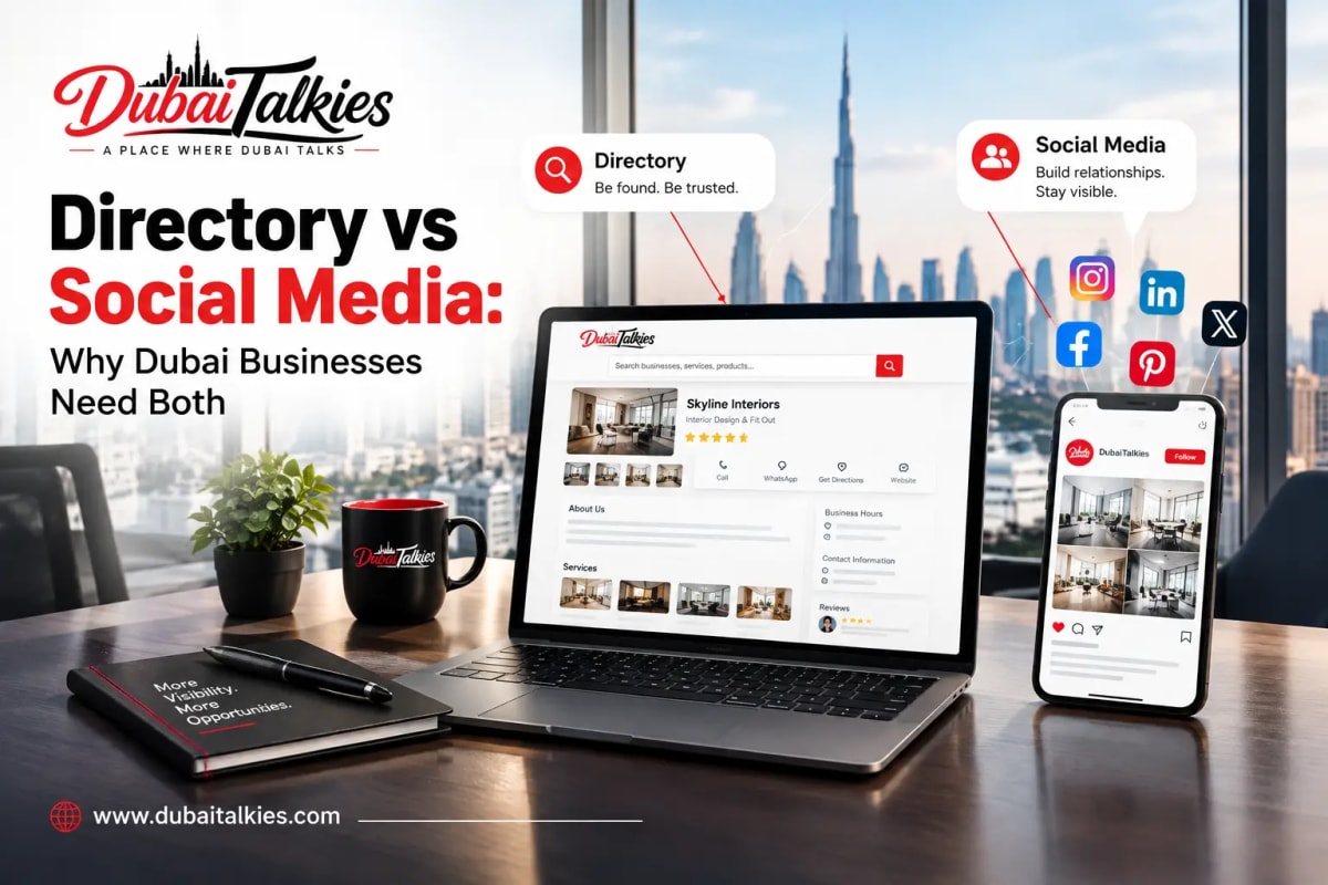 Directory vs Social Media: Why Dubai Businesses Need Both