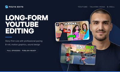Long-Form YouTube Video Editing - AED 440 per video