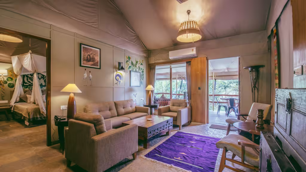 The Canopy Suite luxury safari accommodation at Limban Resort