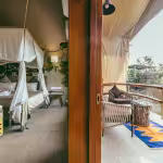 The Canopy - deck and bedroom area