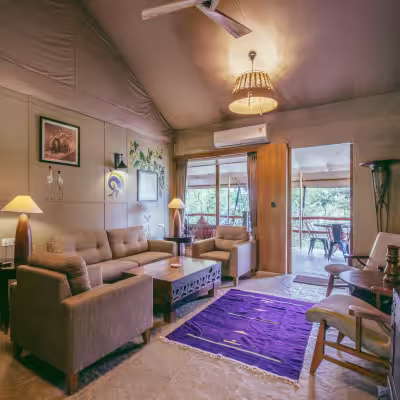 The Canopy Suite luxury safari room at Limban Resort