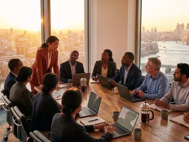 Business training session