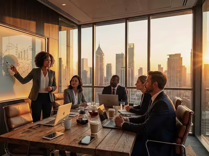 Business training session