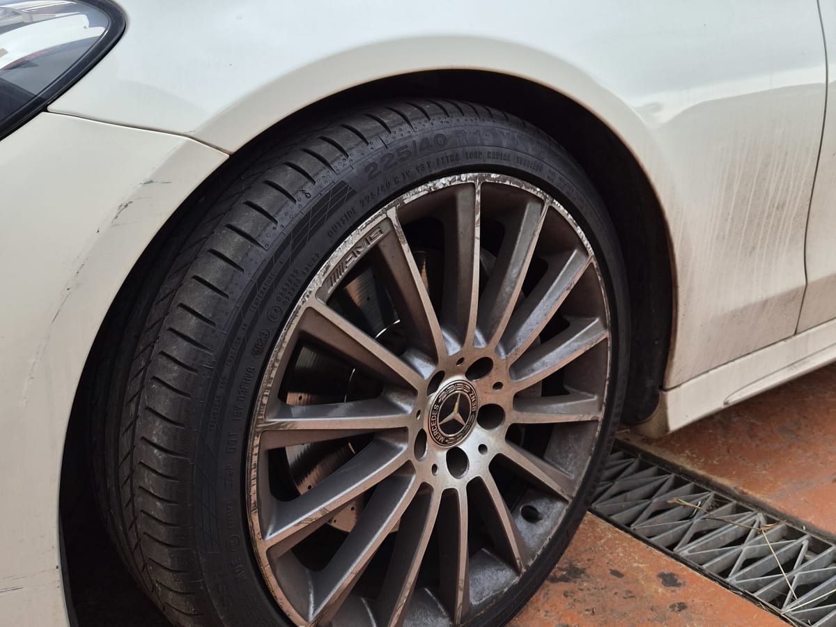 Mercedes-Benz C300 Coupe — Full Detail — Wheels Front before