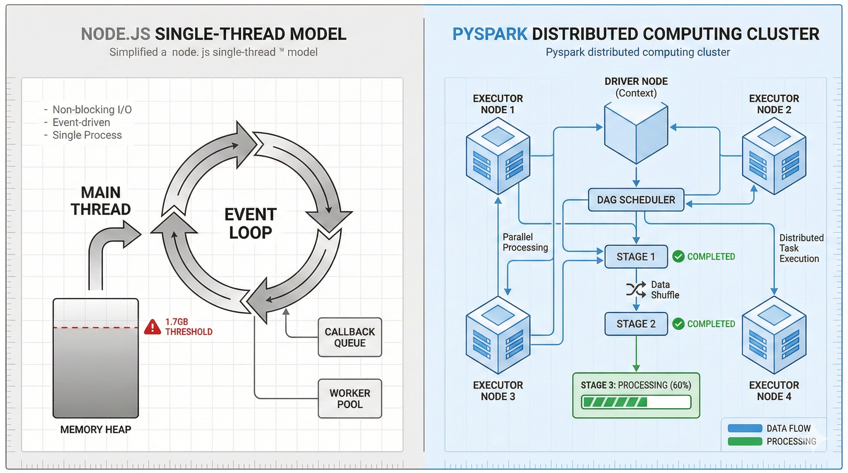 從Production問題到架構重構：Node.js 與 PySpark 的系統比較