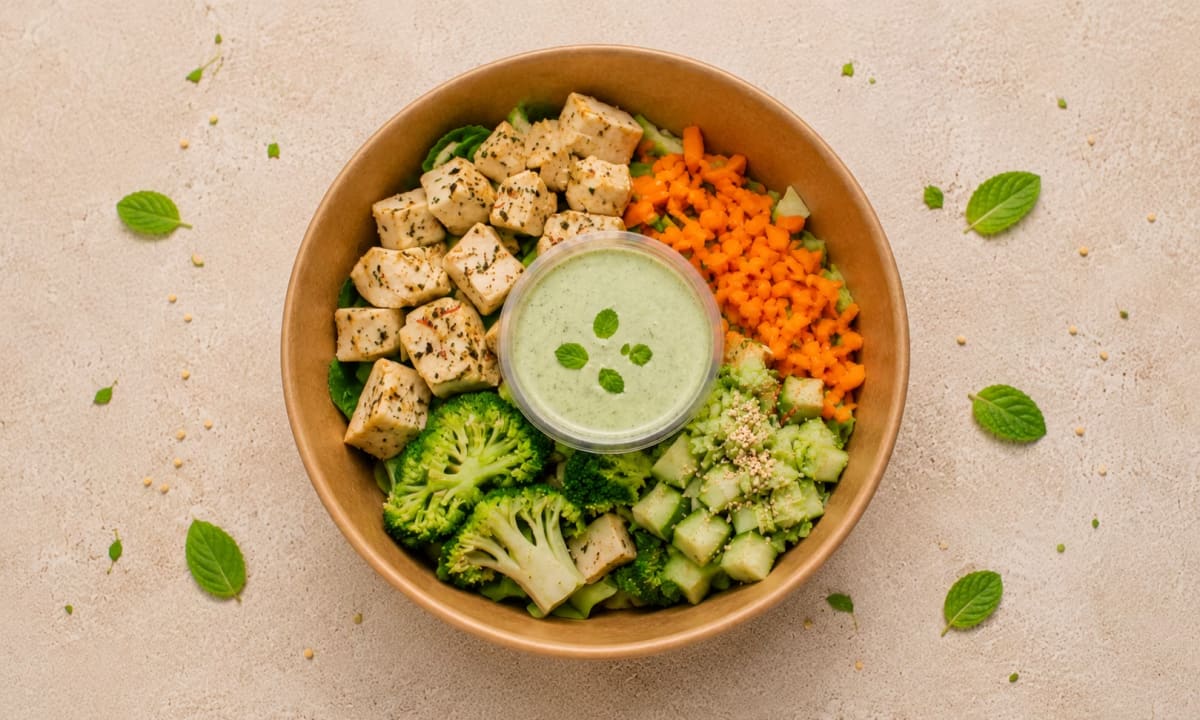 Protein Bowl (18-21gm Protein) — fresh cold pressed salads from iBites