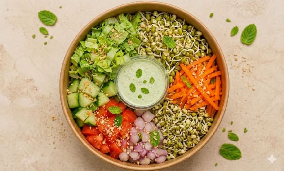 Fresh Starter Salad — fresh cold pressed salads from iBites