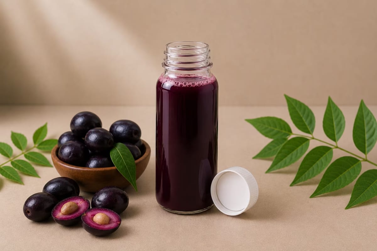 Jamun Juice — fresh cold pressed herbal shots from iBites