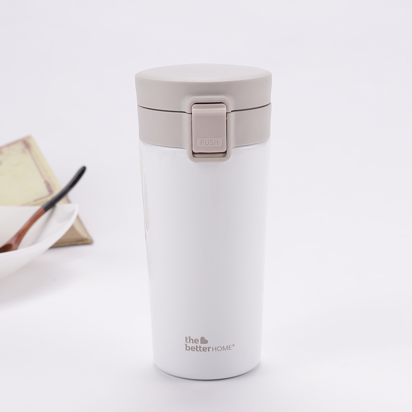 Rage Coffee - Stainless Steel Vacuum Insulated Coffee Cup - White 380ml product image