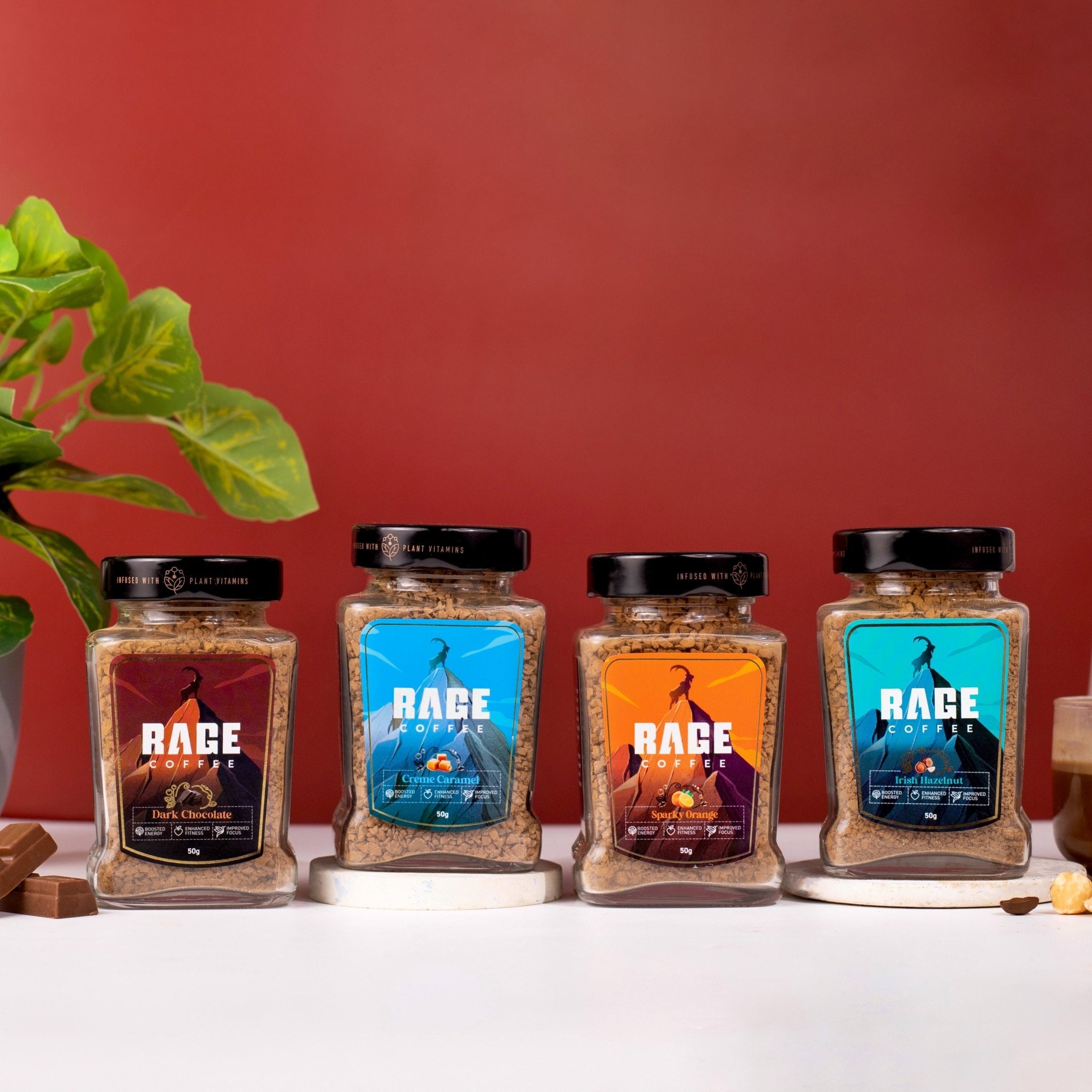 Rage Coffee - Bestseller Flavoured Coffee Bundle (Pack Of 4) product image