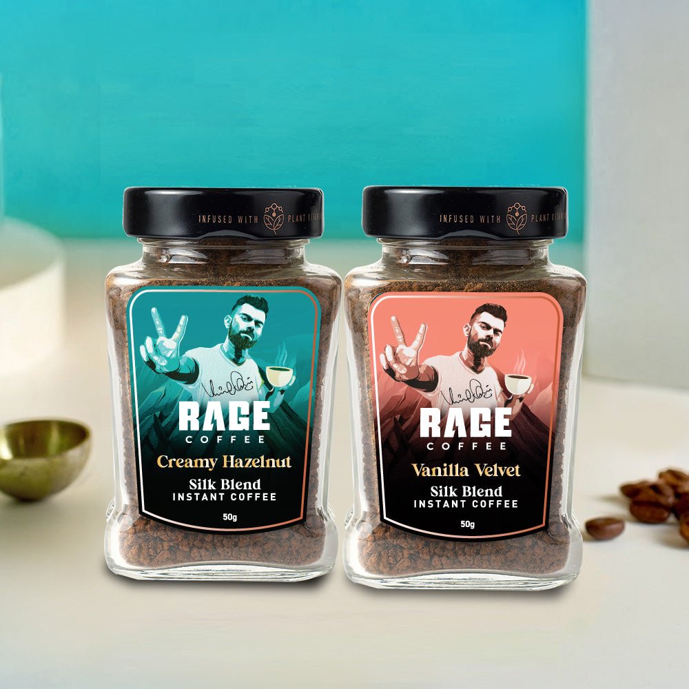 Rage Coffee - Silk Blend- Vanilla Velvet & Creamy Hazelnut (pack of 2) product image