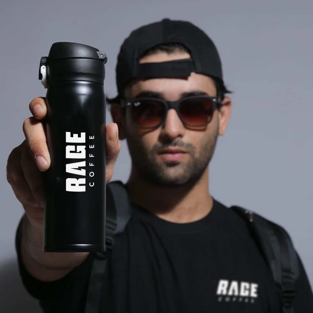 Rage Coffee - Matte Finished Rage Coffee Steel Flask - Limited Edition product image