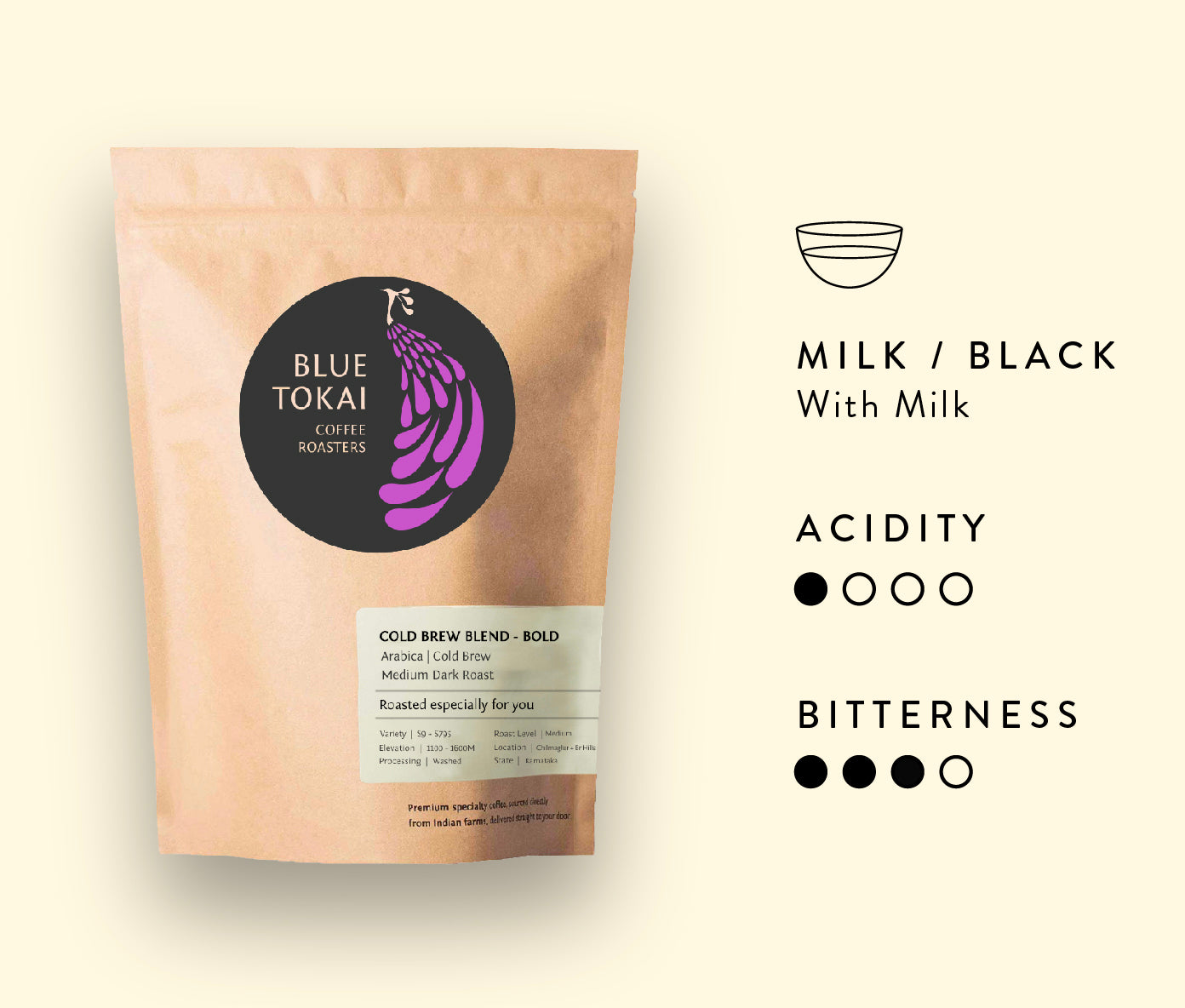 Blue Tokai - Cold Brew Blend Bold + French Press product image