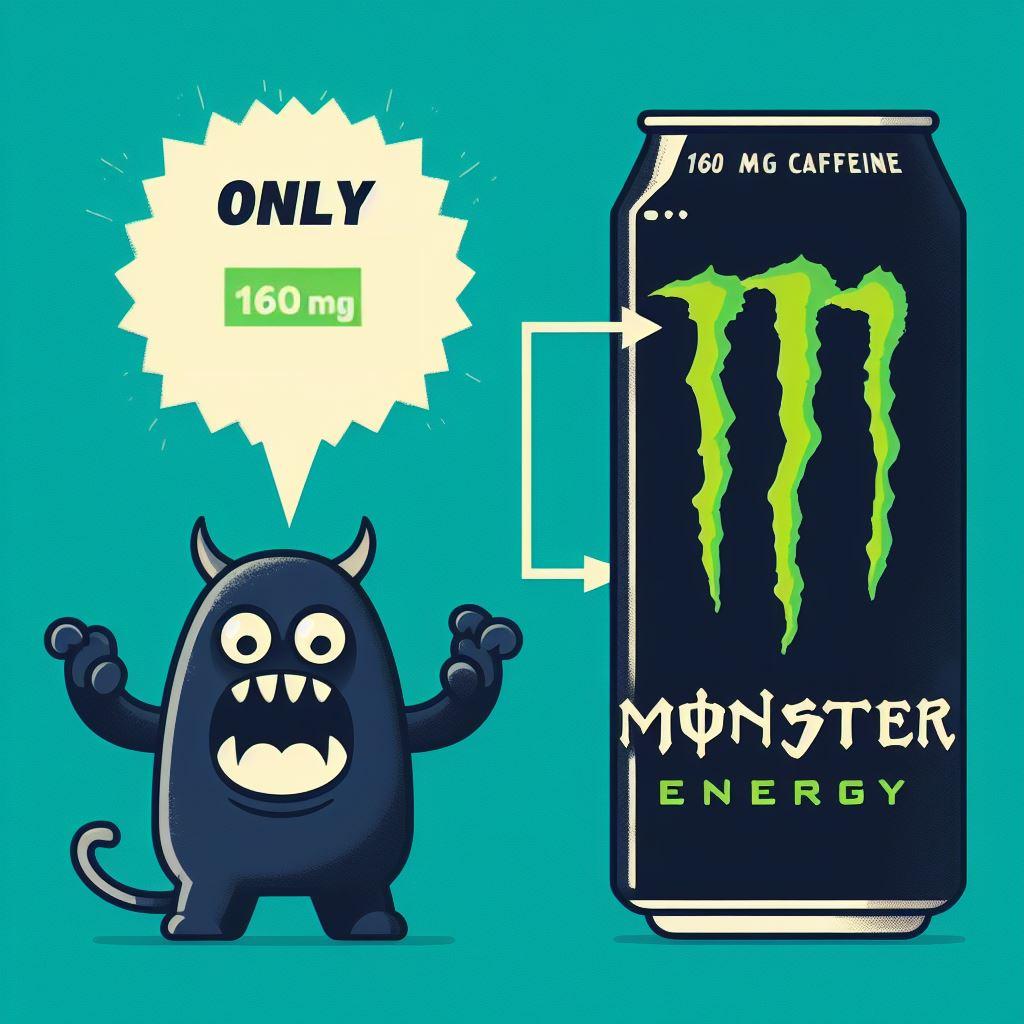 Image 1 for Monster Energy Drinks: Analyzing Caffeine Content (2023 Breakdown)