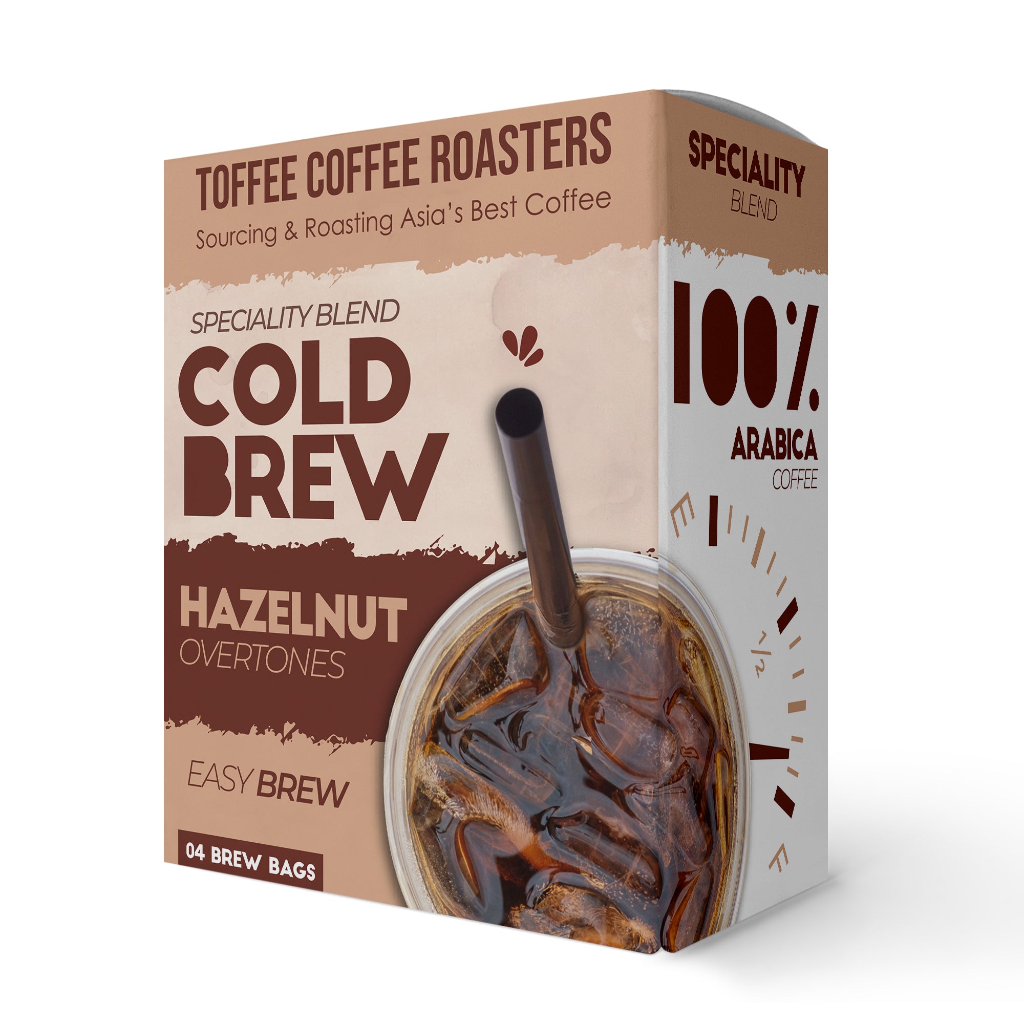 Toffee Coffee Roasters  - Hazelnut Cold Brew - Easy Brew Cold Brew Bags product image