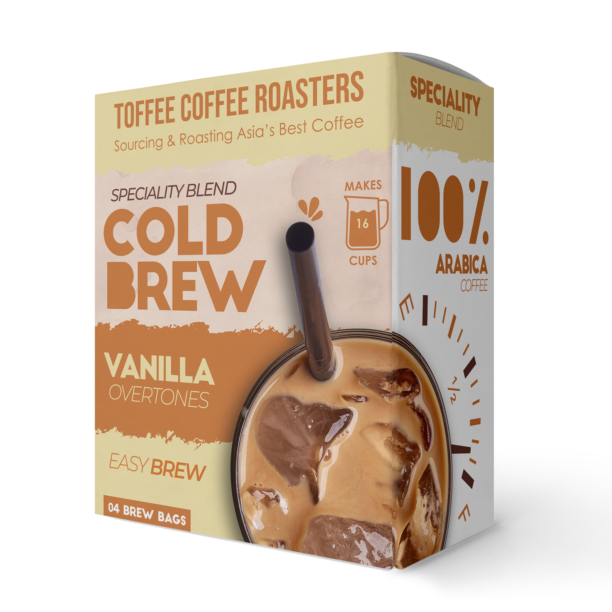 Toffee Coffee Roasters  - Vanilla Cold Brew - Easy Brew Cold Brew Bags product image