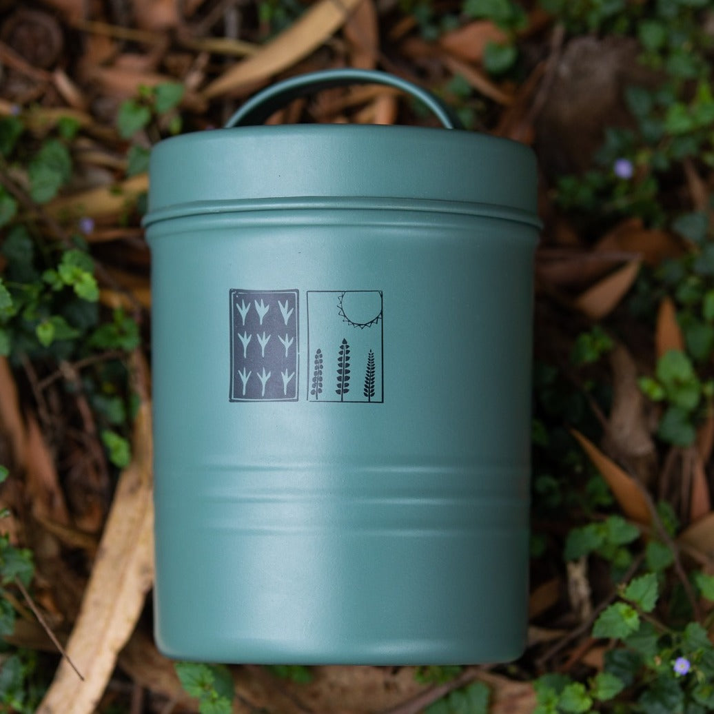 Black Baza Coffee Co. - Coffee Canister (Colour: Moss Forest) product image