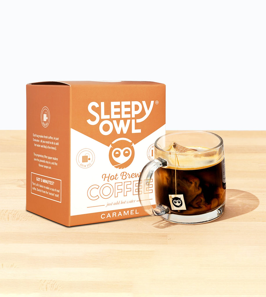 Sleepy Owl Coffee - Hot Brew Bags / Caramel product image