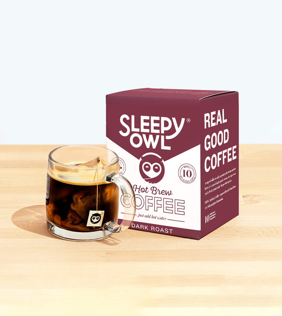 Sleepy Owl Coffee - Hot Brew Bags / Dark Roast product image