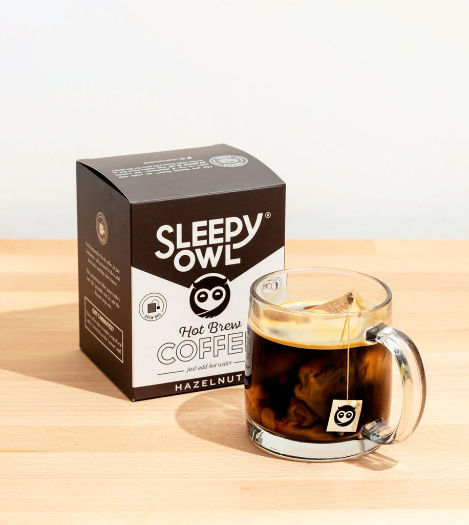 Sleepy Owl Coffee - Hot Brew Bags / Hazelnut product image