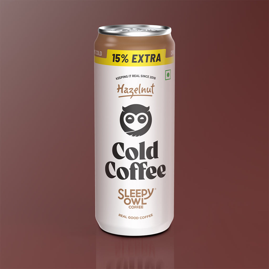 Sleepy Owl Coffee - Cold Coffee Cans / Hazelnut product image