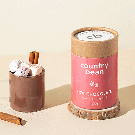 Country Bean - Hazelnut Hot Chocolate 200g product image