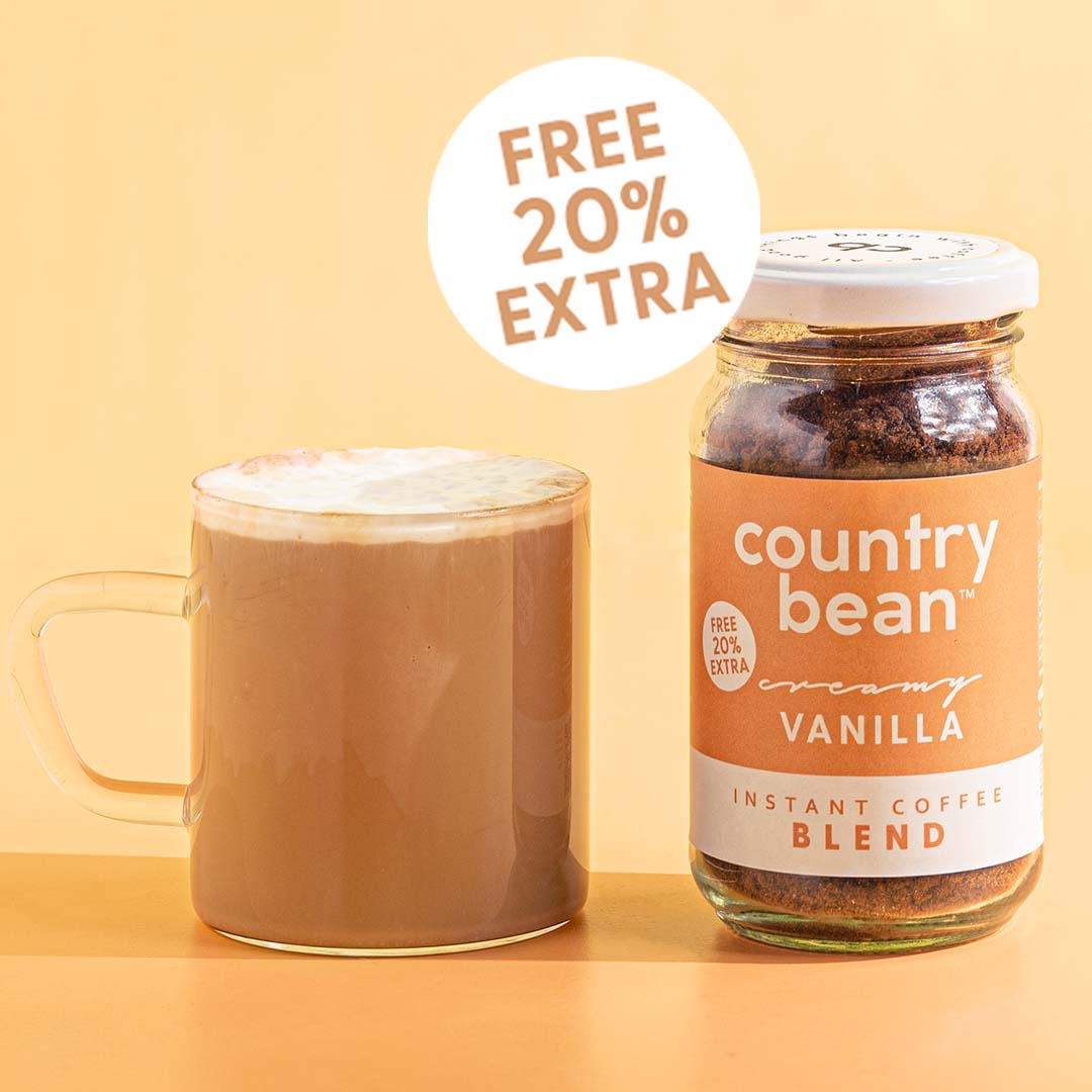 Country Bean - Vanilla Instant Coffee Blend 50g + 10g Free product image