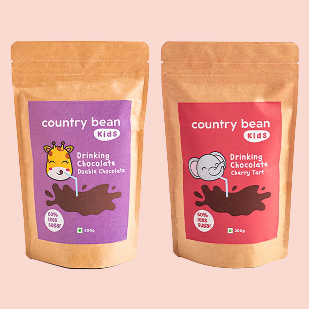 Country Bean - Starter Pack of 2 - Kids Drinking Chocolate product image