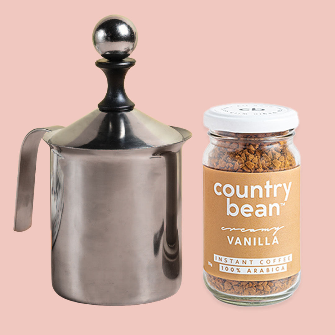 Country Bean - Milk Frother + Vanilla Coffee product image