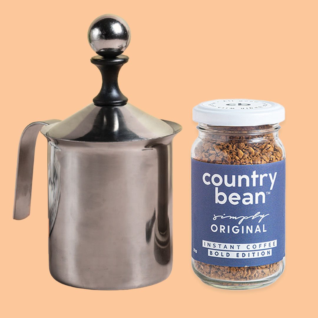 Product image for Country Bean - Milk Frother + Original Coffee