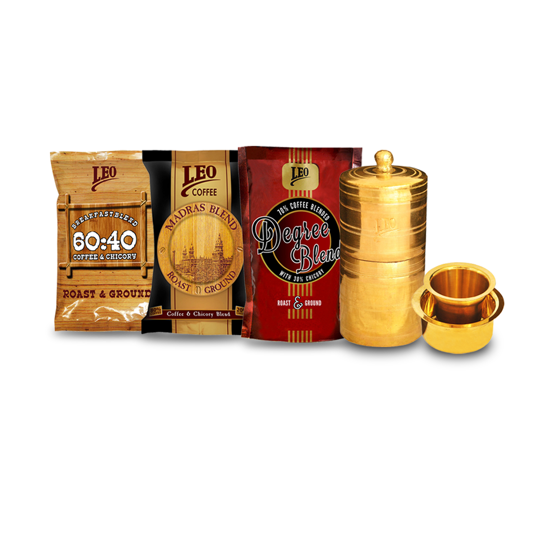 Leo Coffee India - Filter Coffee With Equipment Combo product image