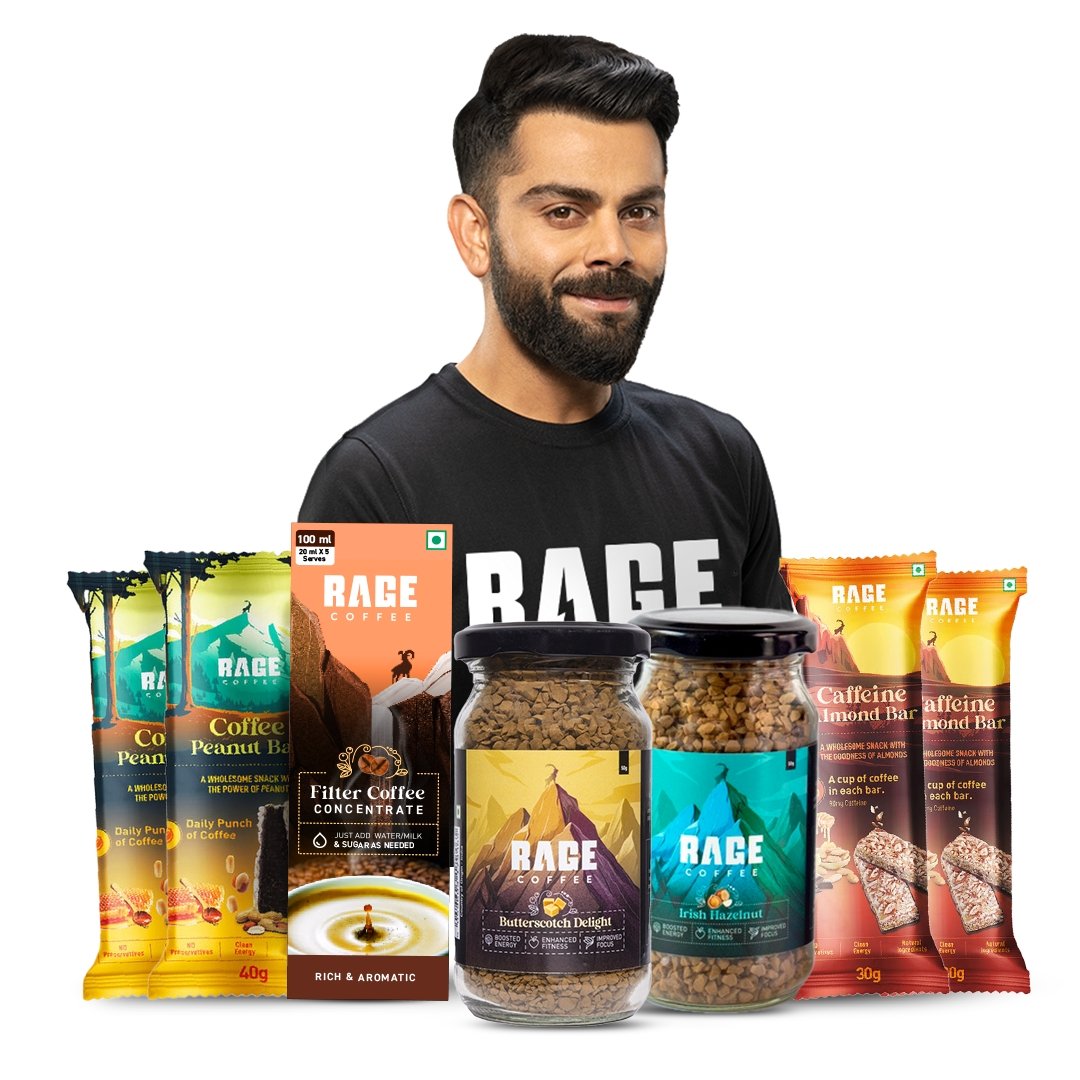 Rage Coffee - Virat Kohli Favorite Combo (Coffee with Snacks) - Monsoon special product image
