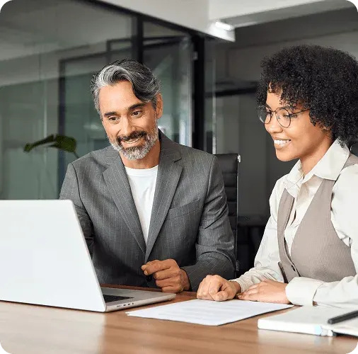 Business professionals in a meeting representing trusted Canadian experience