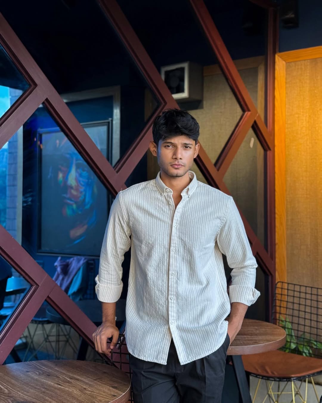 Premium texture White  Shirt