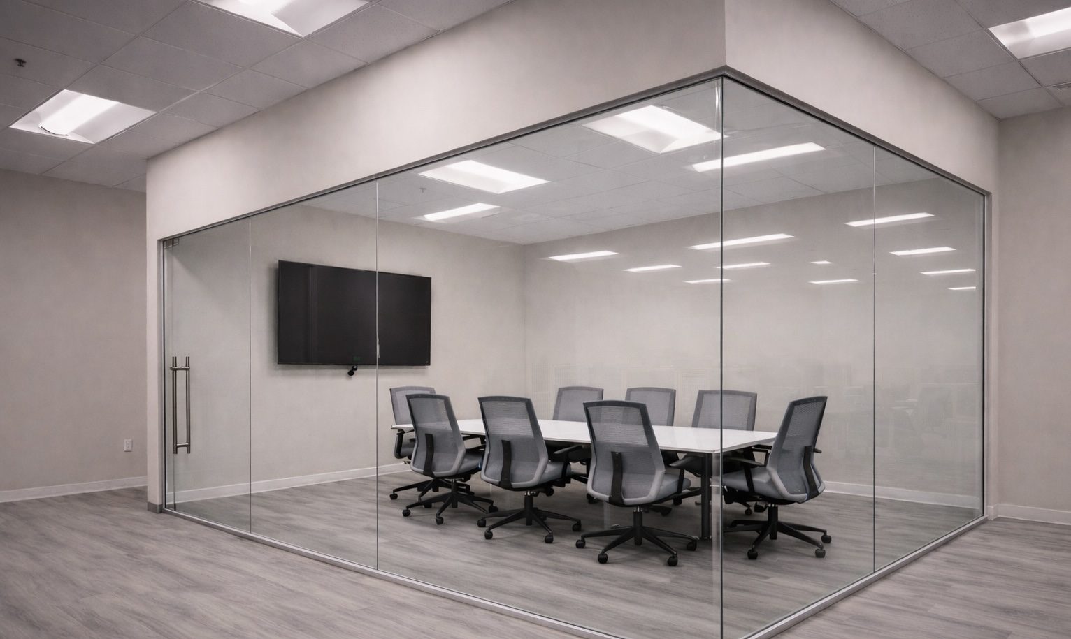 Glass conference room installation Jersey City