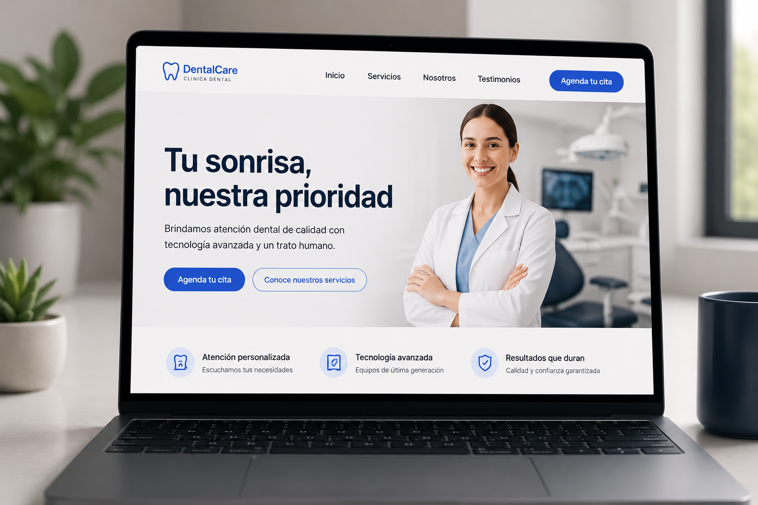 Landing page
