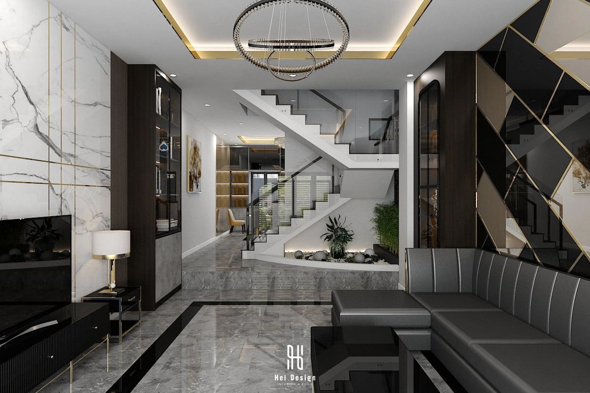Thiết kế khu vực phòng khách