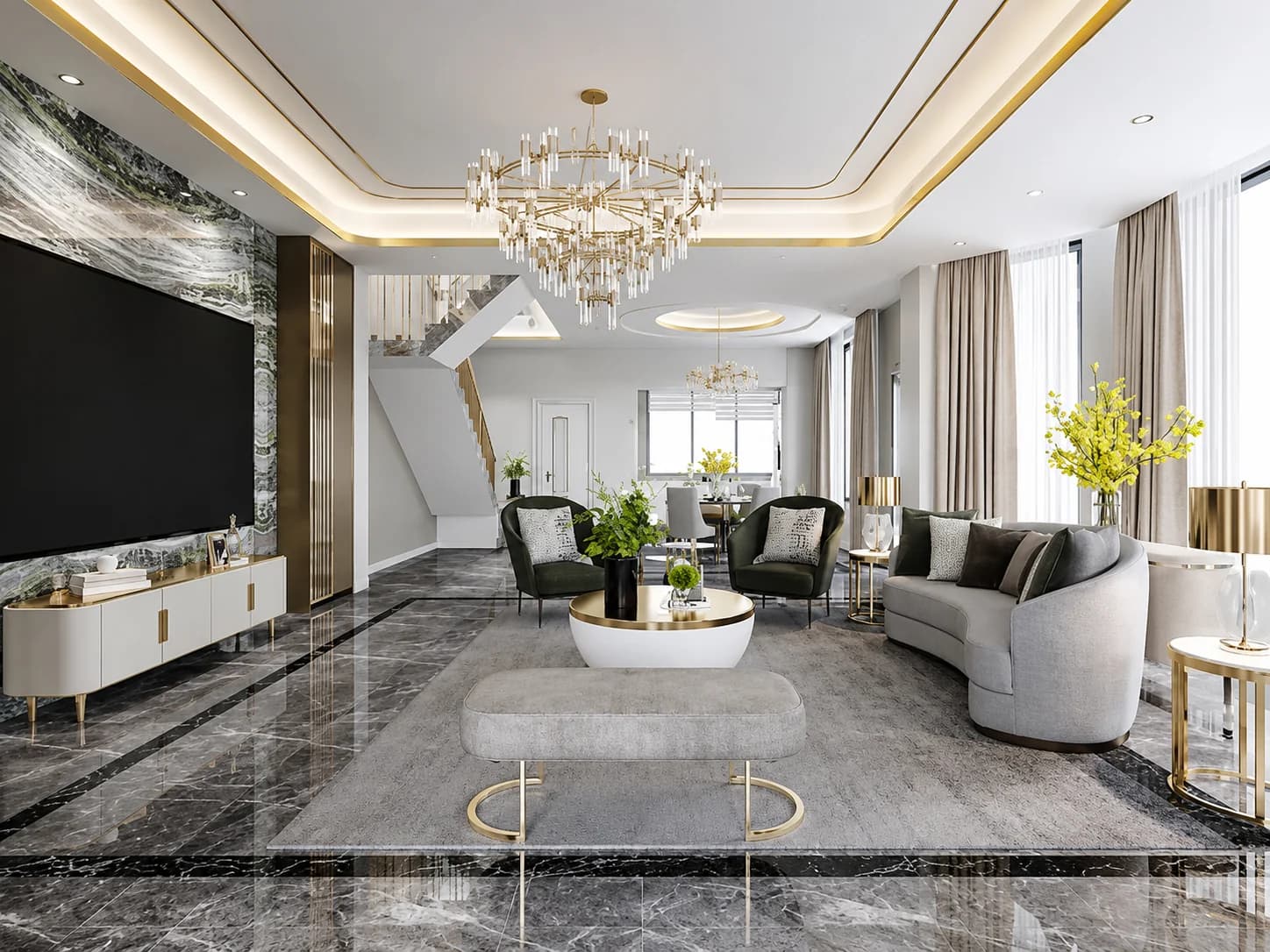 10 Mẫu Thi Công Thiết Kế Nội Thất Biệt Thự