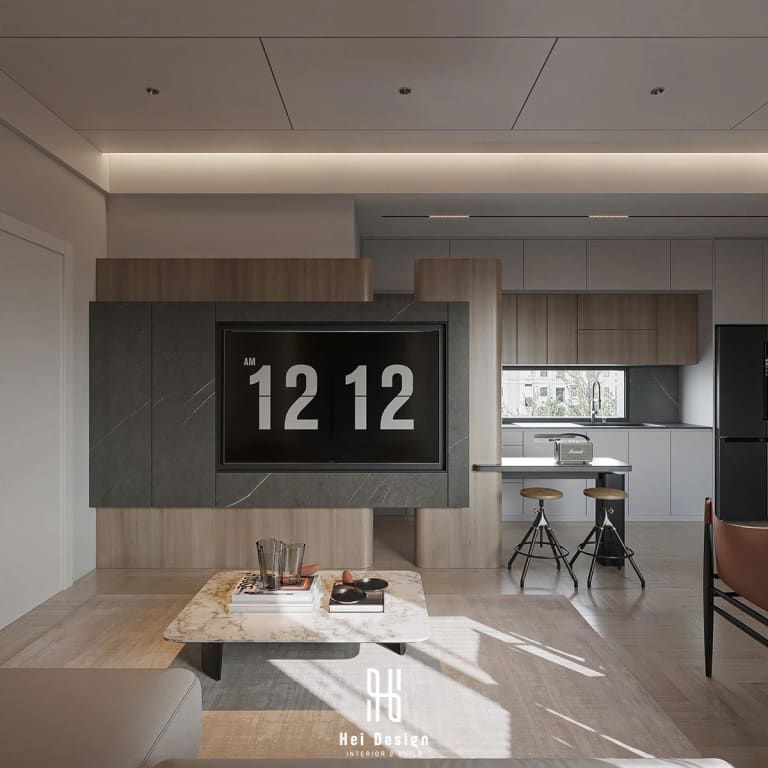 Thiết kế nội thất nhà phố Bình Tân 88m2 phong cách Minimal