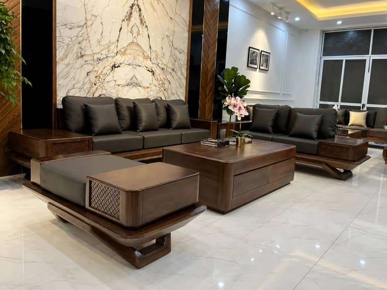 Điểm Danh 9+ Mẫu Bàn Trà Gỗ Óc Chó Dẫn Đầu Xu Hướng