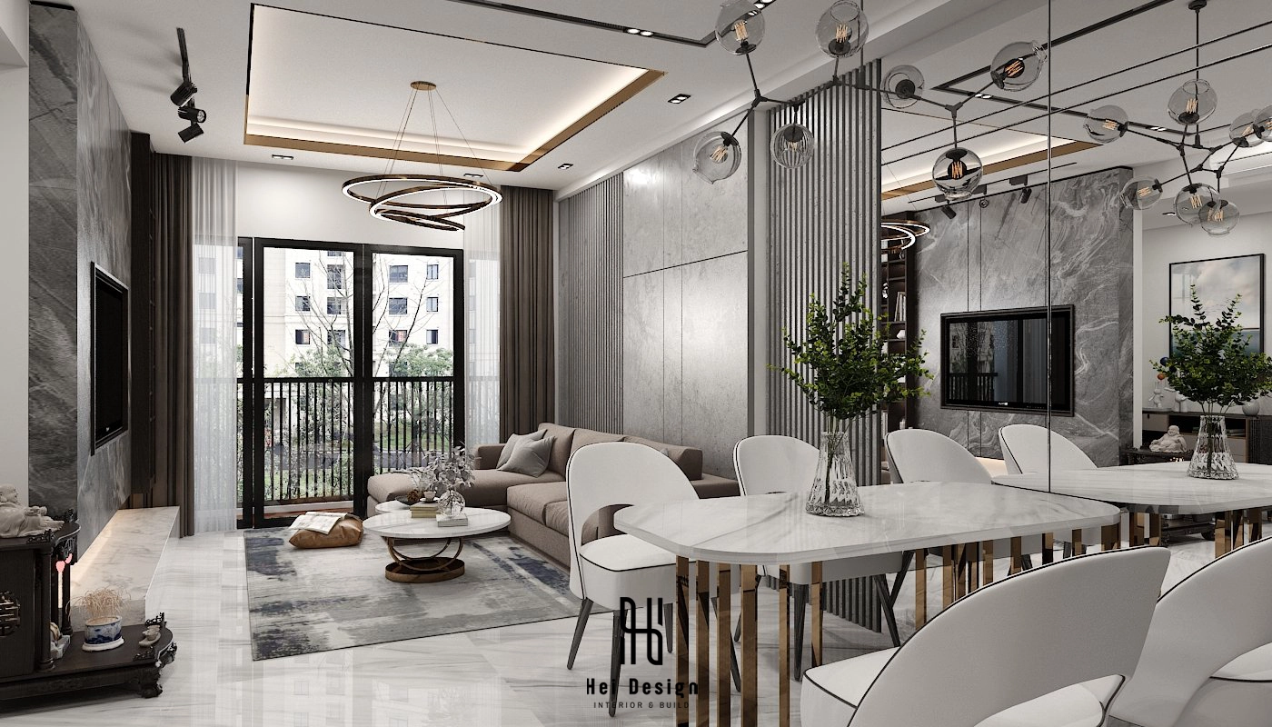 _Hình ảnh phòng khách căn hộ 02 phòng ngủ_
