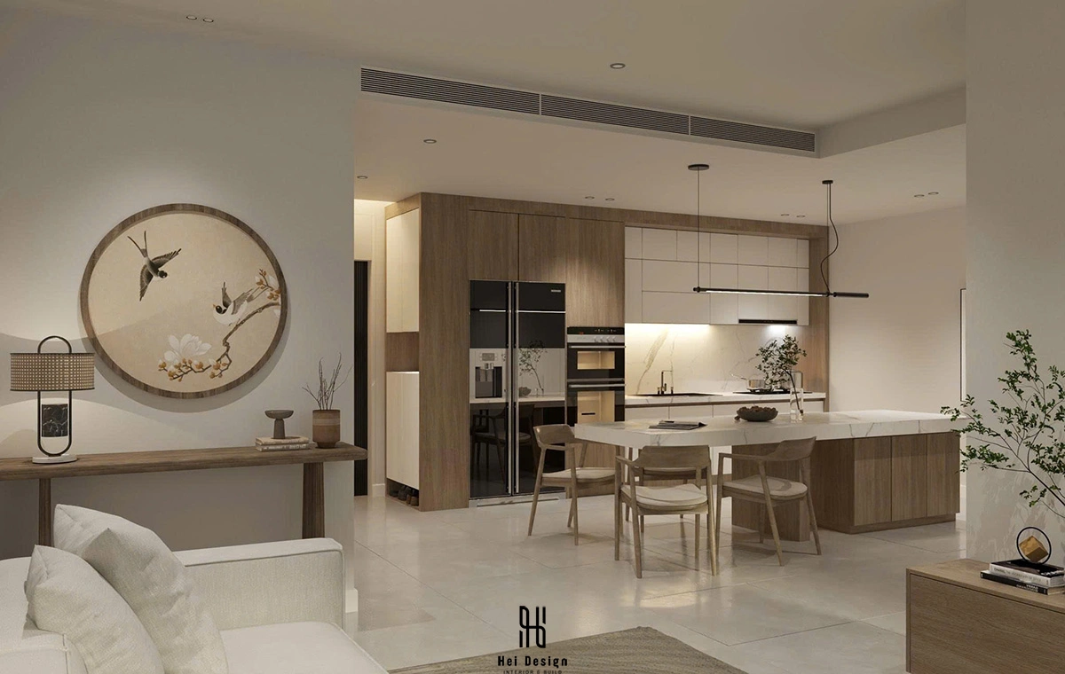 Hình ảnh nội thất hoàn thiện căn hộ Sunwah Pearl – Bình Thạnh