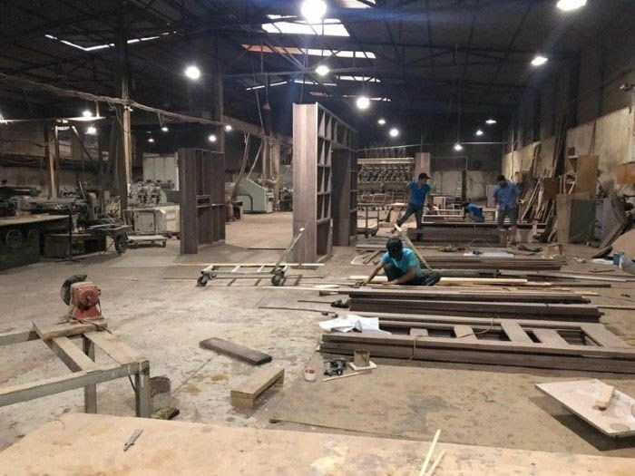 Hình ảnh xưởng sản xuất nội thất tại Hei Design