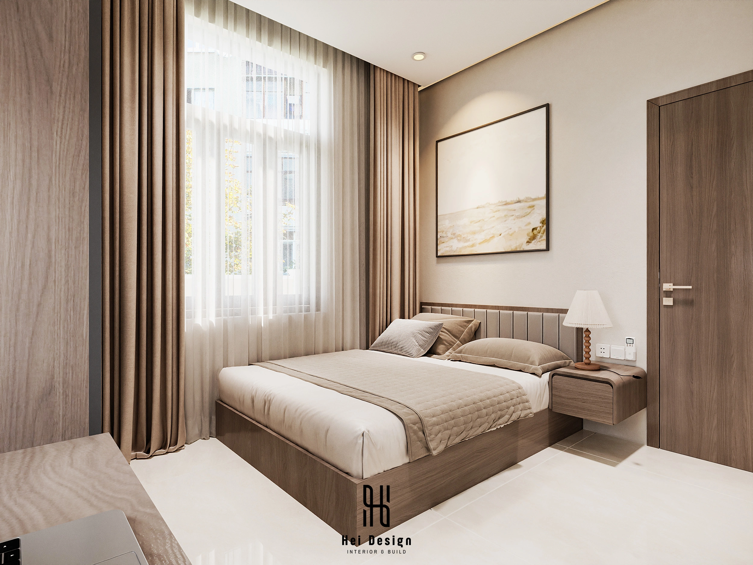Hình ảnh thiết kế phòng ngủ phụ