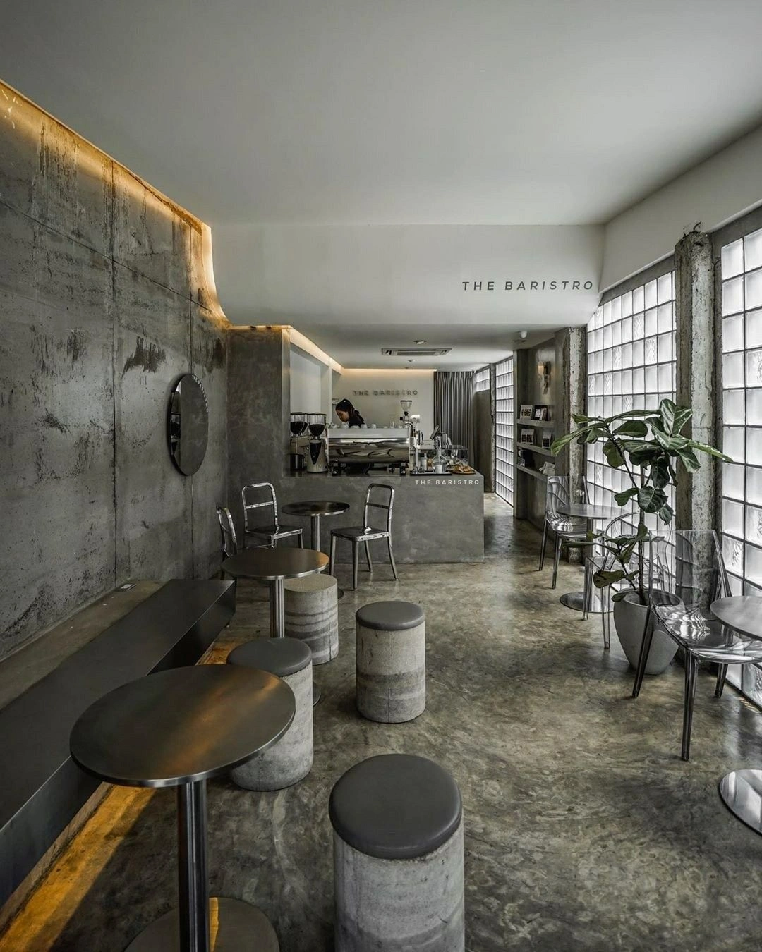 Quán café thiết kế với diện tích nhỏ