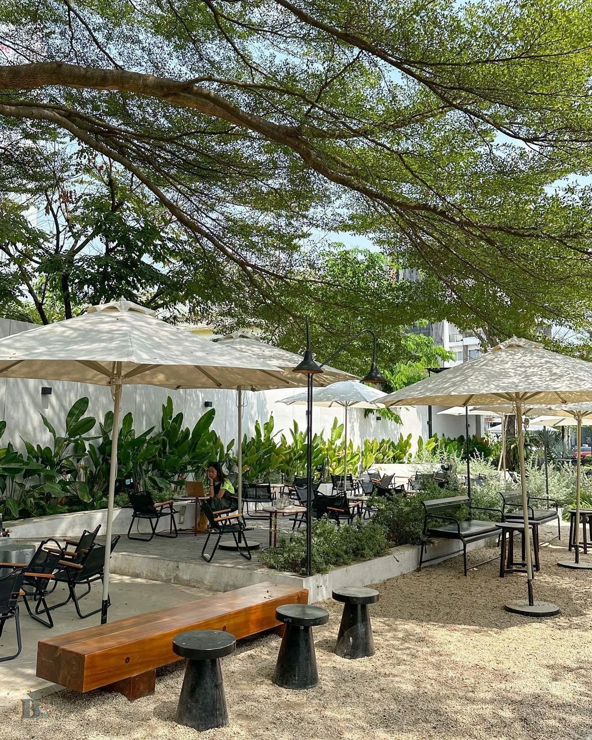 Hình ảnh quán café phê sân vườn